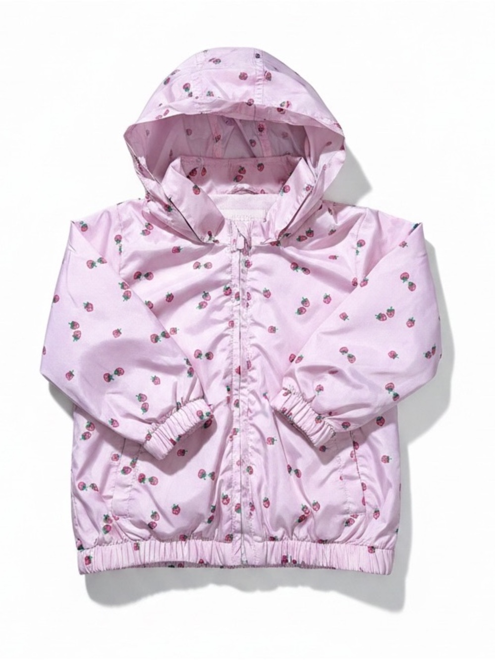 GAP Baby Pink Jacket with Strawberry Print